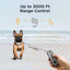 Electric Dog Collar with Remote - Safe Adjustable Modes, Rechargeable Waterproof E-Collar for Small, Medium, and Large Dogs (8-120 Lbs)