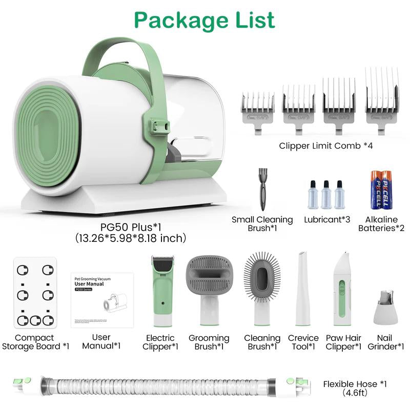 [Springtok]Airrobo Dog Grooming Vacuum PG Series Pet Supplies, Pet Grooming Vaacuum for Dog, Dog Grooming Kit, Dog Vacuum for Shedding Grooming
