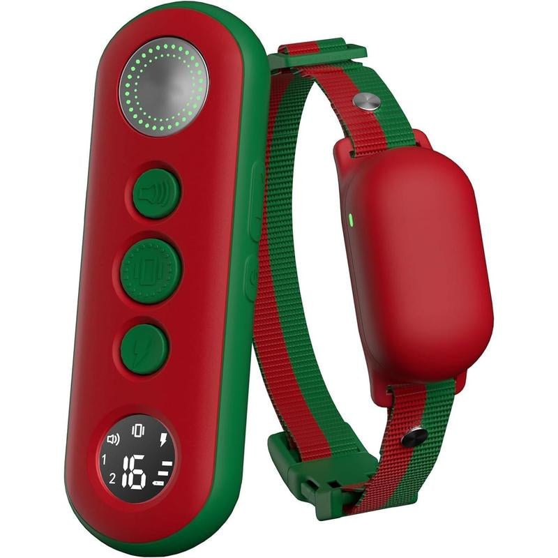 Electric Dog Collar with Remote - Safe Adjustable Modes, Rechargeable Waterproof E-Collar for Small, Medium, and Large Dogs (8-120 Lbs)