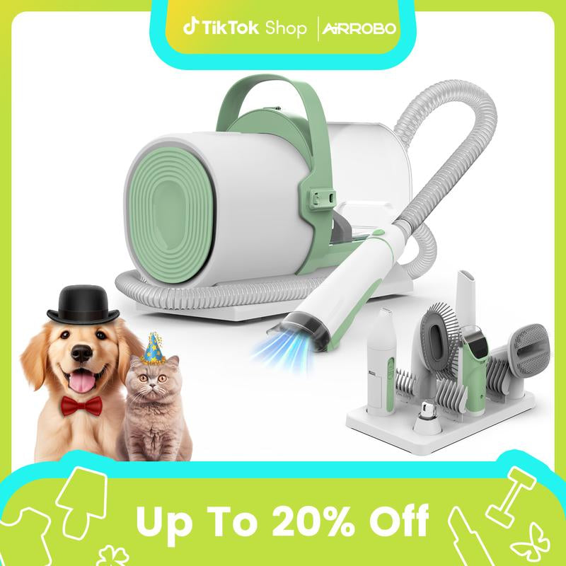 [Springtok]Airrobo Dog Grooming Vacuum PG Series Pet Supplies, Pet Grooming Vaacuum for Dog, Dog Grooming Kit, Dog Vacuum for Shedding Grooming