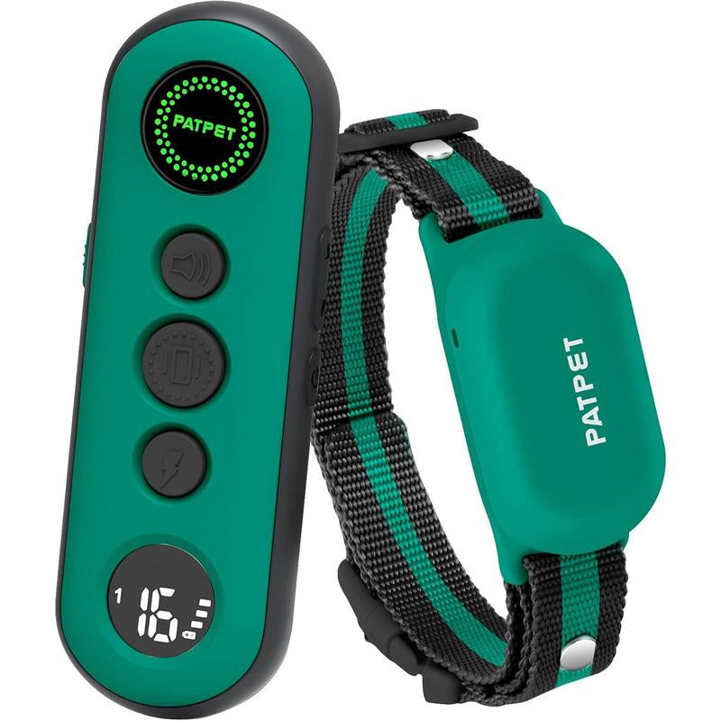Electric Dog Collar with Remote - Safe Adjustable Modes, Rechargeable Waterproof E-Collar for Small, Medium, and Large Dogs (8-120 Lbs)